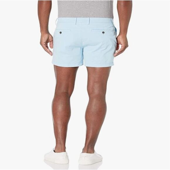 NEW MENS Amazon Essentials Men's Flat front -Fit 5" Shorts 42” - Picture 2 of 6